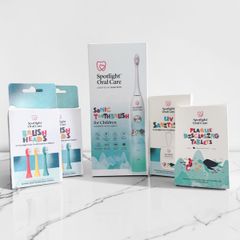 New Spotlight Oral Care Children's Sonic Toothbrush Full Bundle Set