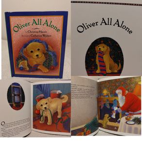Oliver All Alone by Christine Harris Hardback book