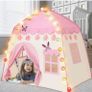 Princess Castle Play Tent Kid Play Tent Large Kids Play House for Indoor and Outdoor with Cotton Ball Lights Princess Crown Magic Wand Safety Non-toxic Great Gift for Girls (FREE POSTAGE) Image 2