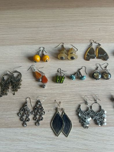 Selection of earrings
