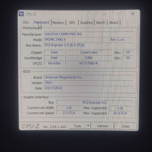 Intel I9-10850k, Asus Prime Z490-a & Asus Pce-ac68 Bundle