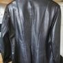 Black real leather Jacket UK 14 Image 5