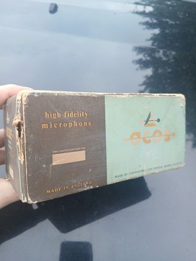 Vintage microphone (boxed)