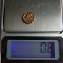 US Miniature 24K Gold Plated Token Image 5