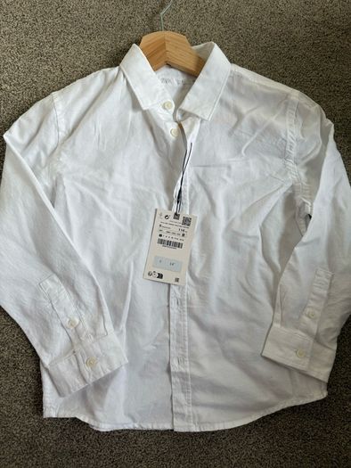 Brand New Zara shirt and Next pants 5-6t. set