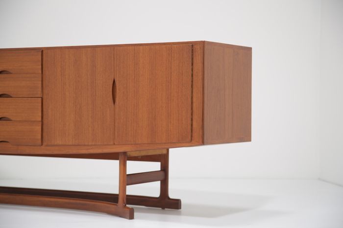 Mid-Century Danish Teak Sideboard Model HB20 by Johannes Andersen for Hans Bech, 1960s