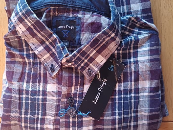 2 x Men's Shirts XL, James Pringle & Mainw, Brand New With Tags