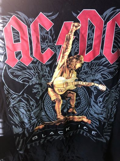 AC/DC Black Ice T-shirt size xxl