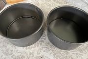 2 New 7 inch Loose Bottom Cake Tins