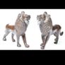 Superb Pair of 19th Century Chinese Antique Bronze Figurines depicting Lions Image 2