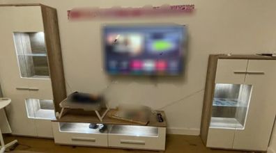 Living room furniture set, TV table, bookcabinet