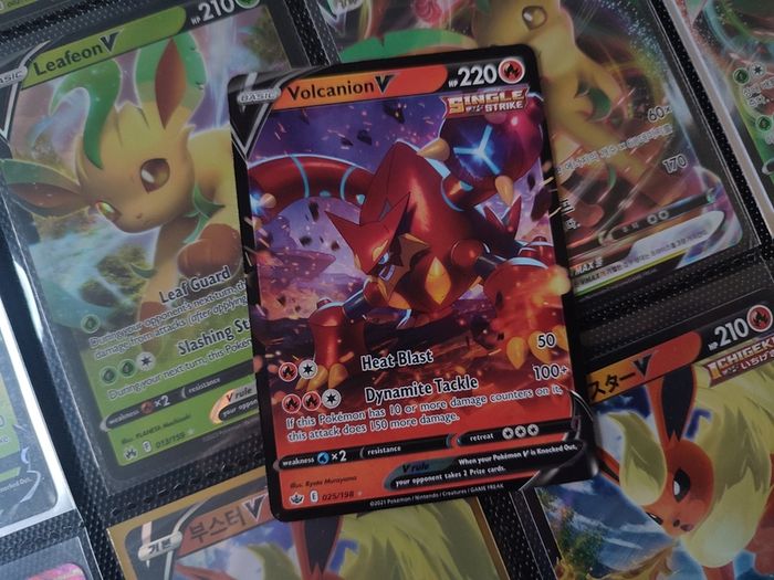 Volcanion V ! Ultra Rare ! from Chilling Reign ! 2021 ! Pokemon Card !