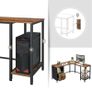 New L Shape Desk With 2 Shelves & A Drawer - FREE P&P Image 5