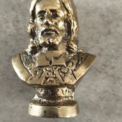 Brass Oliver Plunkettas docertive item / paperweight and as Pipe tamper
