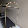 Black & Gold Shelf with Rail Image 3