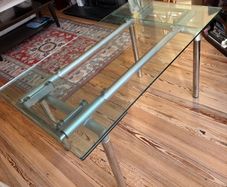 Glass kitchen table - Extendable