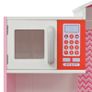 Toy Kitchen Wood 82x30x100 cm Pink and White Image 7
