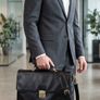 Men's Portland Leather Briefcase Image 2