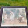 Mahogany Framed picture, " love at first sight" Image 3