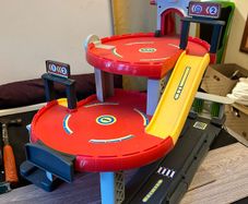 kids play car garage