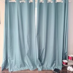 Curtains and Rug