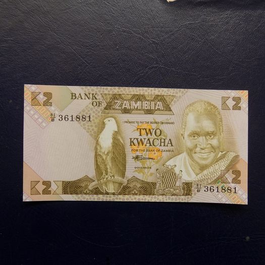 Zambia 1986 .2 Kwacha.Uncirculated Condition.