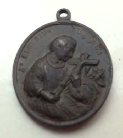 Antique Vintage Saints Medals
