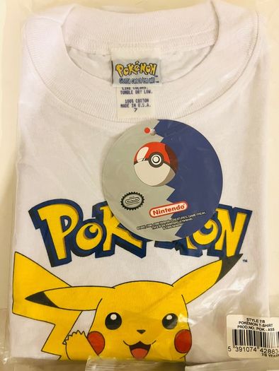 From 1999 Official License Pokemon t-shirts 9 pieces