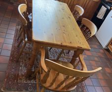 dinning table and chairs