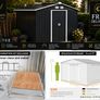 9 x 6FT Metal Shed Image 3