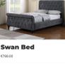 SALE E300 off Swan Double and Kingsize Beds Image 3