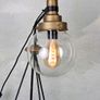 Vintage Industrial Tripod Table Lamp Factory Style Image 3