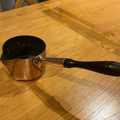 Antique Hodges & Son Dublin Copper Brandy Pan