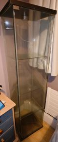 glass shelving unit