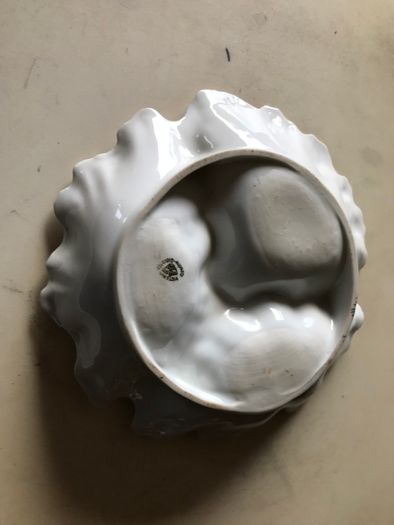 Vintage Vase and Three Section Dish