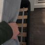 IKEA SLATTUM Upholstered Double Bed Frame with Double Mattress Image 4