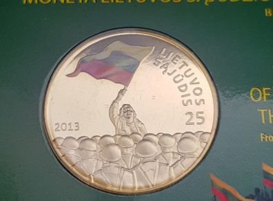 Lithuania 2013 year Proof coin.