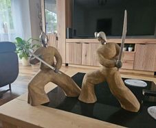 Two Modern Samurai Figure