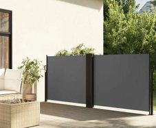 Retractable Side Awning Anthracite 100x600 cm