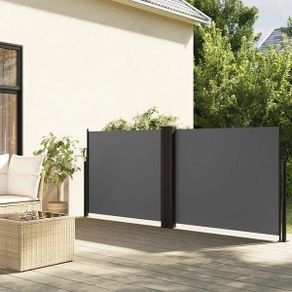 Retractable Side Awning Anthracite 100x600 cm