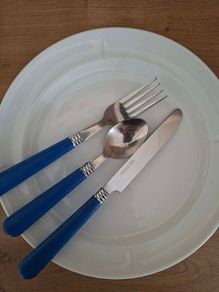 2 sets of plates + cutlery