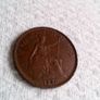 1936 English Farthing. Image 4
