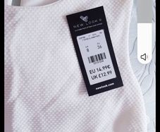 White Top - size 8
