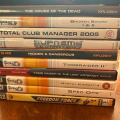 A Selection of PC CD Rom Games