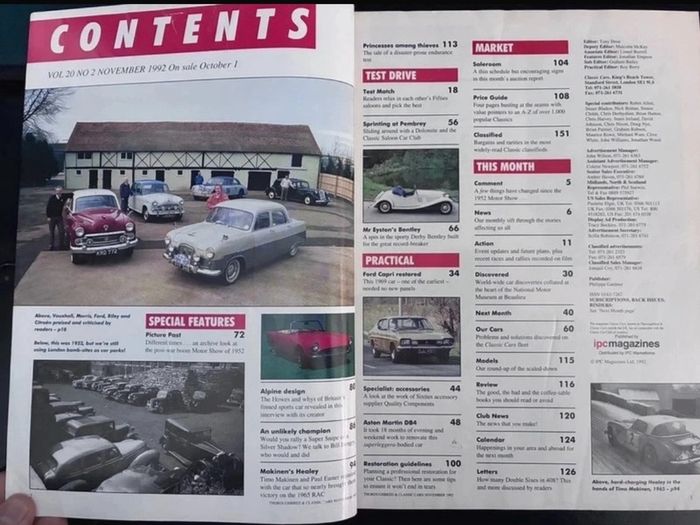 Classic Cars Magazines x2