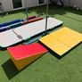 Gymnastics bar and mat set Image 4
