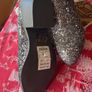 Dark Silver Glitter Ankle Boots Image 3