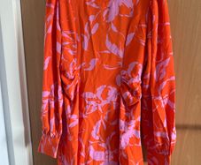 Stunning orange and pink dress