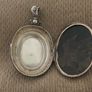 victorian silver locket 17.1 grams Image 4