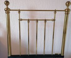 Brass headboard